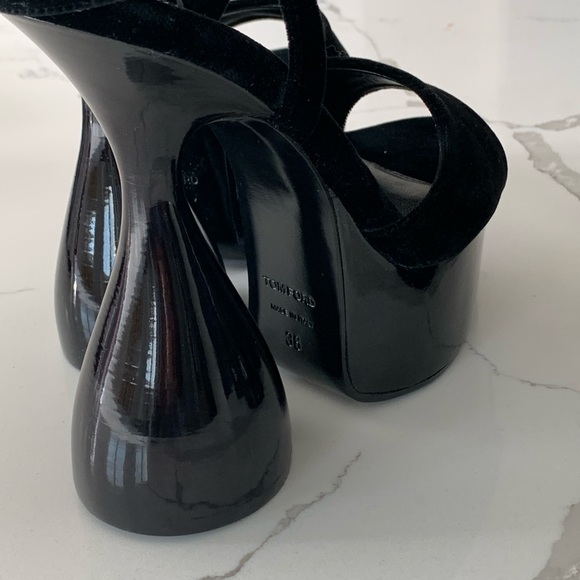 Tom Ford Velvet Disco Platform Sandal - Picture 11 of 16